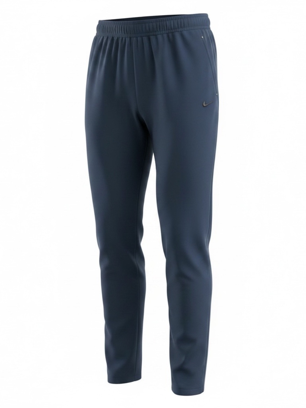 Nike Dri-FIT Track Pants Men’s L Blue Polyester Drawstring Elastic Waist Pockets